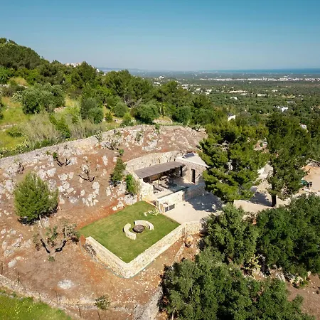 Trullo With Salt Pool And Sea View Near Ferienhaus Ostuni
